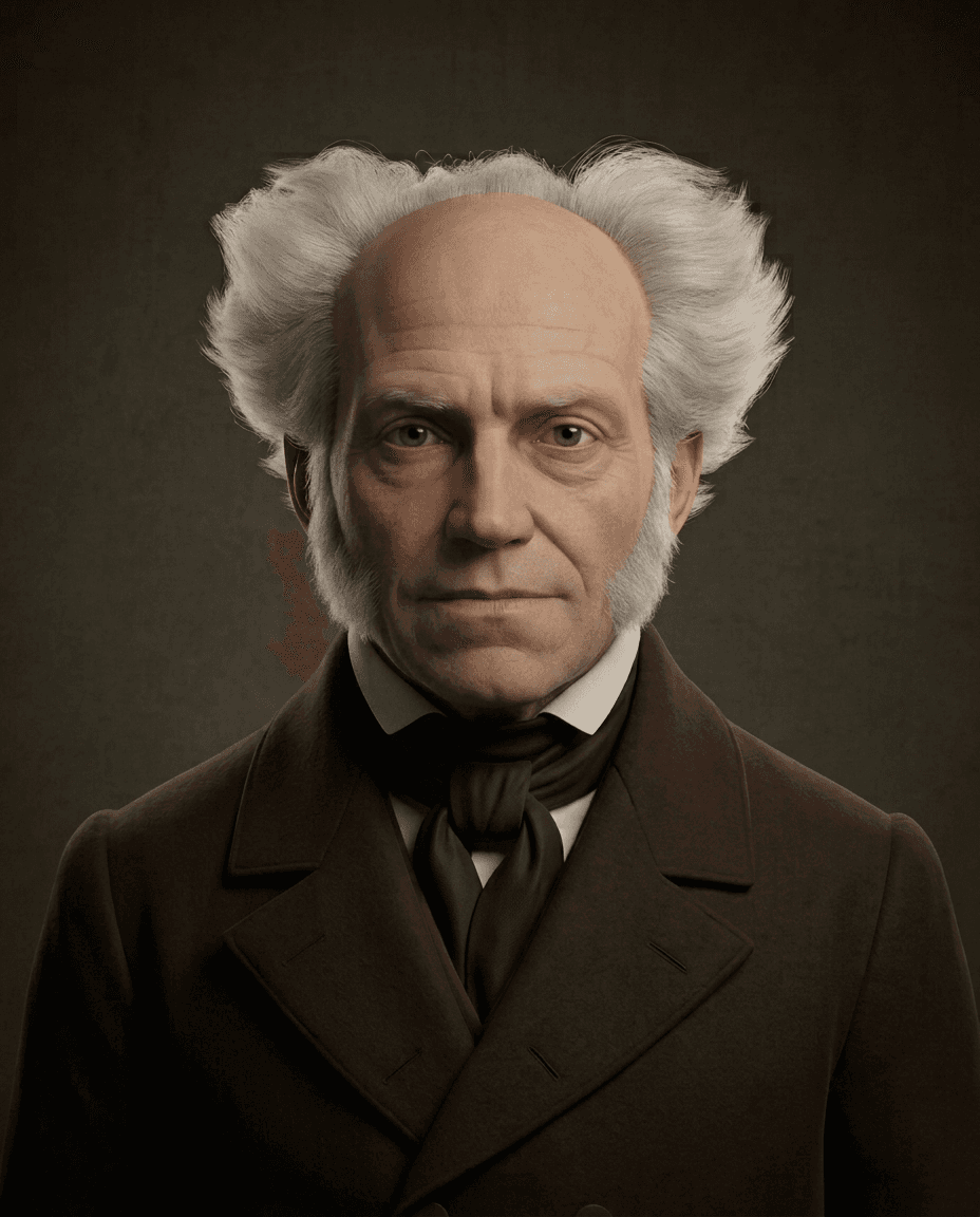 Retrato de Arthur Schopenhauer